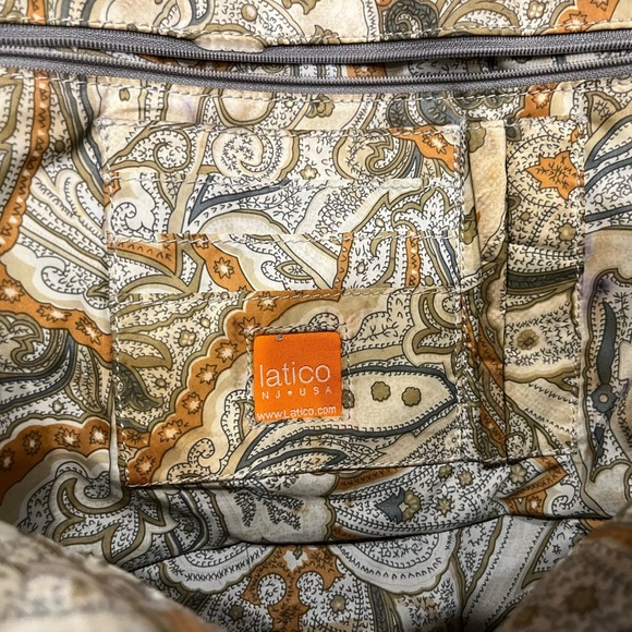 Two Handle Leather Latico bag - Picture 3 of 7